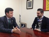 Los Jóvenes Empresarios del Guadalentín se reúnen con el Alcalde de Alhama de Murcia