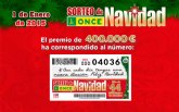 El Sorteo Extraordinario de Navidad de la ONCE reparte más 26 millones de euros por toda España