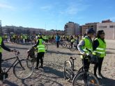 Más de 600 personas se dan cita en la marcha cicloturista solidaria
