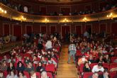 Más 400 personas se reunieron en el Teatro Vico para rendir homenaje a una de las impulsoras de las enseñanzas musicales de Jumilla, Mª Ángeles Tomás