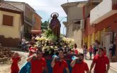 El patrón de la pedanía de Los Torraos de Ceutí salió un año más en romería