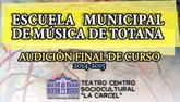 La Escuela Municipal de Música celebra las audiciones de final de curso 2014/15 durante las dos próximas semanas