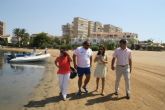 Castejón supervisa el estado de las playas de cara al inicio de la temporada de vacaciones