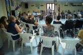 Autoridades municipales asisten a la jornada de convivencia organizada con motivo del Día del Abuelo en el Centro de Día de Personas Mayores