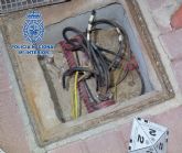 La Policía Nacional, tras una persecución, detiene a los autores de un robo de cableado eléctrico del alumbrado público