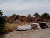 Ahora Murcia denuncia la suciedad del jardin del Poligono Industrial Oeste