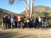 Profesores y alumnos de la Universidad de Alicante muestran su interés por las minas de Mazarrón