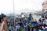 Cientos de fieles acompañan a la Virgen del Milagro hasta Mazarrón