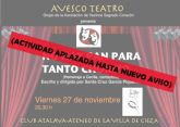 La asociación de Mujeres Atenea suspende la obra de teatro programada para esta tarde