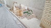 El PSOE solicita un estudio geológico de la zona alta de Algezares tras aparecer un socavón en una de las calles