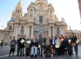 Frente común del Ayuntamiento y 16 asociaciones para construir una Murcia integradora con las personas con discapacidad