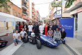 Alumnos de la UPCT exponen en Mazarrón su último prototipo de monoplaza de competición