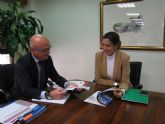 El consejero Juan Hernández se reúne con la alcaldesa de Archena