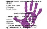 25 de noviembre, marcha contra la violencia de género