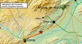 Un terremoto de 3,7 grados próximo a Lorca se deja notar en Alhama