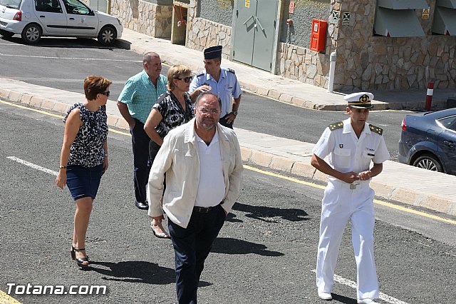 El Comandante del Cuerpo General del Ejrcito del Aire Juan Carlos Giz toma posesin de la Jefatura del Escuadrn del EVA 13 - 8