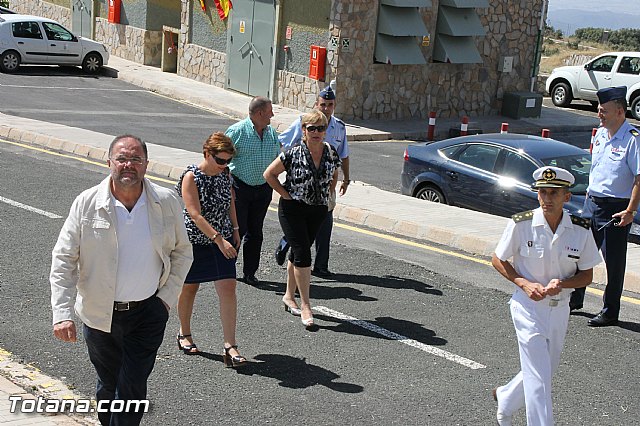 El Comandante del Cuerpo General del Ejrcito del Aire Juan Carlos Giz toma posesin de la Jefatura del Escuadrn del EVA 13 - 9