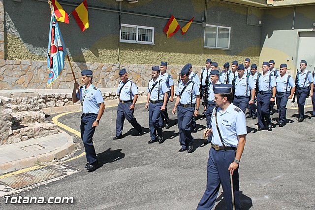 El Comandante del Cuerpo General del Ejrcito del Aire Juan Carlos Giz toma posesin de la Jefatura del Escuadrn del EVA 13 - 25