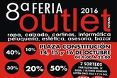 La 8ª Feria Outlet tendrá lugar del 14 al 16 de Octubre en la Plaza de la Constitución
