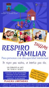 El Ayuntamiento de Bullas pone en marcha 'Respiro familiar' para la conciliación de personas con discapacidad intelectual