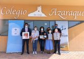 La Fundación de Trabajadores ElPozo dota de un desfibrilador al colegio Azaraque de Alhama