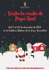 Visita la casita de Papá Noel en la ludoteca del 7 al 24 de diciembre de 2022