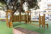 El Ayuntamiento recupera el parque infantil de la Muralla del Mar