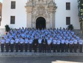 López Miras recibe a los alumnos que han concluido su periodo de formación en la Academia General del Aire de San Javier