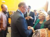 El alcalde de Pliego participó en Madrid en la ceremonia de inicio de la Feria Expotural representando a Sierra Espuña