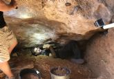 Los investigadores de la Cueva del Arco de Cieza descubren una gran cavidad 