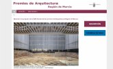 La Comunidad convoca los XXII Premios de Arquitectura de la Región de Murcia y valora la importancia social de la edificación sostenible