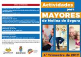 Nota de prensa sobre II Programa ´Mayormente Mayores´ y actividades último trimestre Concejalía Bienestar Social de Molina de Segura
