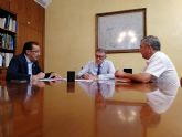 El presidente de la CHS se reúne con los alcaldes de Ojós y Ulea para estudiar los efectos de la pasada gota fría
