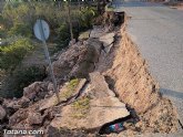 La carretera C7 de La Huerta permanecer cortada el da de la romera del 7 de enero a consecuencia de los daños ocasionados por el temporal de lluvias