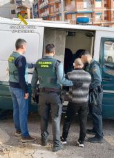 La Guardia Civil detiene a un experimentado delincuente por una docena de robos en Mazarrón