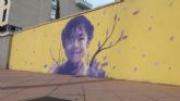 El mallorquín TomasZon realiza un nuevo mural de 15 metros cuadrados en la avenida Primero de Mayo