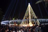 Los vídeos del encendido de la Navidad en Murcia superan más de 191.000 impresiones en redes sociales en menos de 24 horas