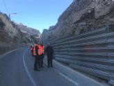 Fomento inicia obras de protección en la carretera que une Lorca y La Parroquia