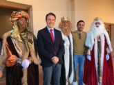 Los Reyes Magos llegan a Lorca cargados de ilusión para preparar la espectacular Cabalgata que recorrerá esta tarde las principales calles de la ciudad