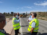 Refuerzan la seguridad de la carretera regional que une los municipios de Molina de Segura y Fortuna
