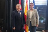 Primera reunión de la alcaldesa con el nuevo delegado del Gobierno en Murcia