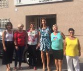 La directora general de Relaciones Laborales y Economía Social visita las instalaciones de Ayuda a domicilio de Molina de Segura