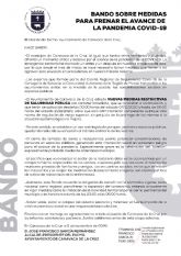 El Ayuntamiento de Caravaca emite un Bando para restringir concentraciones en parques y otros espacios públicos, atendiendo la recomendación realizada a todos los municipios por el Comité Regional de Seguimiento del COVID-19