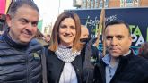 Alcaldesa, Concejal de Agricultura y cientos de regantes archeneros participan en la manifestación de Madrid en favor del agua