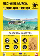 El Ayuntamiento de Lorca colabora en varias campañas de sensibilización sobre la tortuga marina puestas en marcha por distintos organismos coincidiendo con la época de nidificación