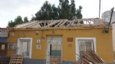 Obras de mejora estructural en la escuela unitaria de La Costera