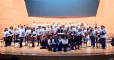 Los músicos de la Orquesta de Jóvenes de la Región de Murcia comienzan sus ensayos y talleres en el Auditorio regional