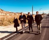 Bernabé celebra la inversión de tres millones de euros del Ministerio de Hacienda para la modernización de la red municipal de caminos de Lorca