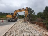 Comienzan las obras de mejora de la carretera de la pedanía jumillana de La Celia dañada por la dana