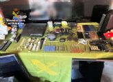 La Guardia Civil detiene a un joven y experimentado delincuente que se vala de herramientas de cerrajera para robar en viviendas y comercios de guilas